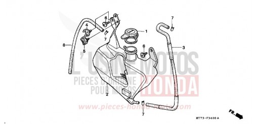 RESERVE TANK NR750N de 1992